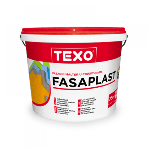 FASAPLAST, silikonizovaná fasádna omietka 1,5mm, 25kg 3