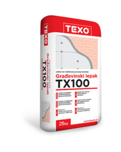 TEXO TX100 – lepiaca a armovacia stierka, 25kg
