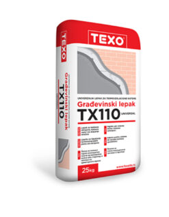 TEXO TX110 – lepiaca a armovacia stierka, 25kg
